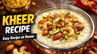 Full loaded dryfruits kheer.. ghar par bnae kheer ... Recipe of kheer