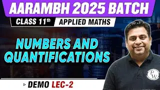Number & Quantifications | Applied Maths Class 11th Commerce