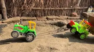 Mini Tractor Trolley Pulling Power Test | Toy Tractor vs Full Overload Trolley 🚜🔥