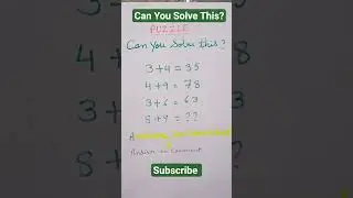 &ldquo;Mind Blowing Maths Puzzle 🤯 | 99% Fail To Solve! | Sanskar Math Magic&rdquo;