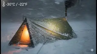 They Slept in These? | Testing a Military Pup Tent in a Snowstorm