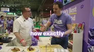Our Head Chef cooking live at Crufts