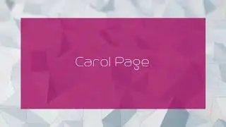 Carol Page - appearance