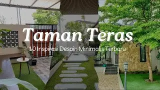INSPIRASI DESAIN TAMAN TERAS RUMAH TERBARU | MODEL TAMAN DEPAN RUMAH MINIMALIS UNTUK LAHAN SEMPIT