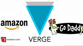 Godaddy Overstock Verge XVG Amazon Partnership Biggest Deal Ever In Crypto