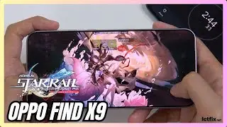 Oppo Find X9 Honkai Star Rail Gaming test | Dimensity 9500, 120Hz Display
