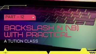 backslash b (\b) practical video in hindi #python #programming #\b