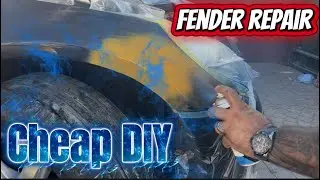 Mercedes R Class bodywork. DIY fender repair (non profesional) (not a tutorial just my way) 