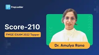 FMGE'22 Topper Testimonial Dr. Amulya Rana - Score 210