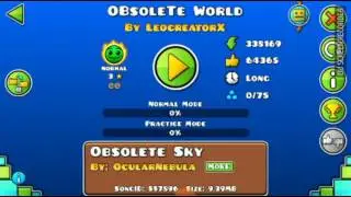 Geometry dash - Obsolete sky All coins ( by OcularNebula)