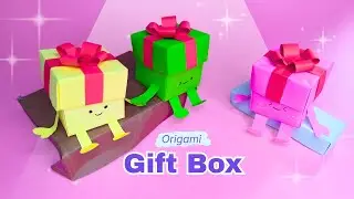 Amazing Origami Gift Box | How to Make a Cute Paper Gift Box 🎁