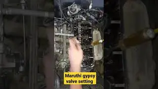 maruthi gypsy valve setting