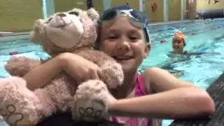 Classroom Mascot goes Swimming at Swalings