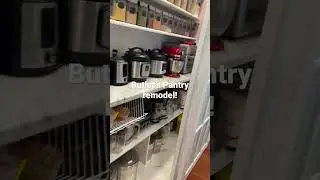 # Butler&rsquo;s Pantry!! Creating a pantry in a small place, moved washer / dryer