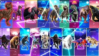 Indoraptor vs Velociraptor vs T-Rex vs Spider-Man vs Godzilla &ndash; Epic Monster Battle Gameplay 