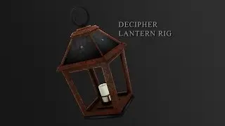 Deciphers C4D Lantern Rig ⇸ [FREE] ⇷ Minecraft C4D Rigs / Models