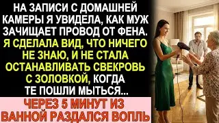 На камере я увидела, как муж готовит мне ловушку. Свекровь с золовкой попались первыми
