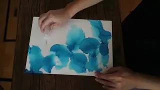 ＃9 Alcohol Ink Art アルコールインクアート