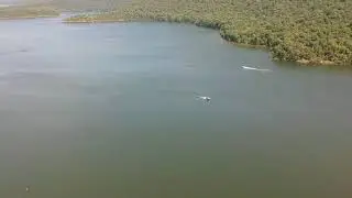 I was flying my DJI spark at Raystown and there were jets