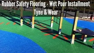 Rubber Safety Flooring - Wet Pour Installment Tyne & Wear