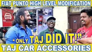FIAT PUNTO HIGH LEVEL MODIFICATION - TAJ CAR ACCESSORIES - For Enquiry - DM - WHATSAPP - 9500058362.