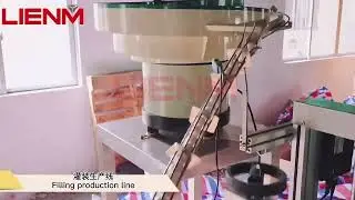 linear filling capping labeling production line