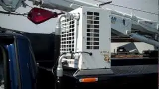 VMAC VR70 Underhood Air Compressor on Upfitted Ford Super Duty Truck w Crane