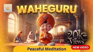 Waheguru Simran in Gurdwara 🙏 | Sikh Toddler Simran | Little Sikh Souls