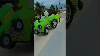 Hindustan tractor 85hp engine 🚜 dhakka Diya niche gira tractor trolley 🛒#toys 5#toys
