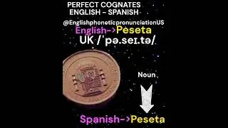✅ Perfect cognates ENGLISH - SPANISH Part 59 #howtopronounce