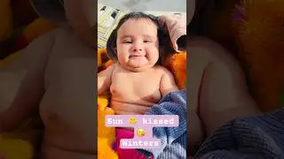 Winter 🥶 routine of every little baby#winter #sunkissedskin #babycare #winterroutine #viral