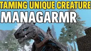 Taming Managarmr in ARK Mobile | Ultimate Ice Beast from Extinction! | Day 6 Ep 6