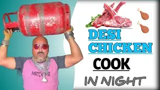 Desi chicken ko desi style mein banaya🤤..raat me start Kiya subah ho gayi👻😱 Maza aa gya😋