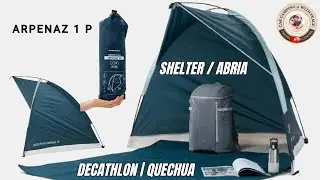 Полный обзор Quechua ARPENAZ 1 P SHELTER / ABRIS от DECATHLON #carcampingwithpeace