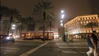 New Orleans at night
