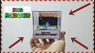 DIORAMA 3D NO CUBO - SUPER MARIO WORLD