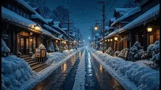Lo-Fi Hip Hop Snowfall 🌨️ Chill Beats for Studying, Relaxing, Sleeping