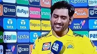 IPL 2023 Final Presentation MS Dhoni's Speech