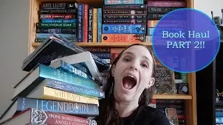 July - September Book Haul Part 2! Urban fantasy, sci-fi, high fantasy, and more!