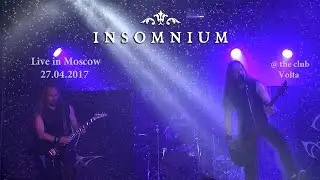 Insomnium - Live in Moscow 27.04.2017 (Entire concert)