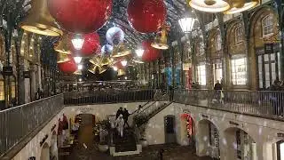 London Covent garden Christmas decoration 