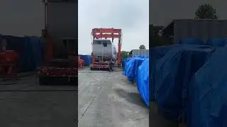 200T hydraulic gantry crane #bwcrane#hydraulic