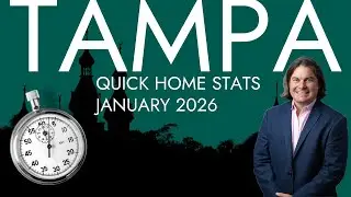 Tampa Home Stats in 2 Minutes! [January 2026]