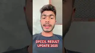 DFCCIL result update 2025 🥰👍