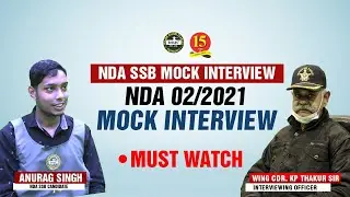 NDA SSB Mock Interview | Best SSB Mock Interview | NDA - 2/2021 | MKC