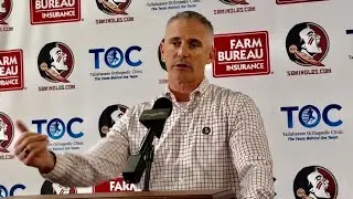 Florida State Monday PC Mike Norvell previews Alabama, talks depth chart, shares injury update