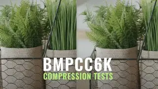 Pocket 6k - Blackmagic Raw Compression Tests