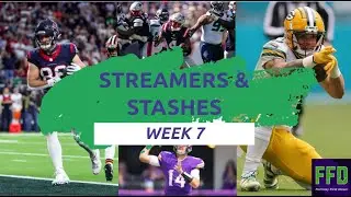 Fantasy Football Streamers & Stashes: Week 7
