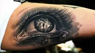 Best 3D Tattoos   Eye 3D Tattoo ►Part 1   Compilation HD