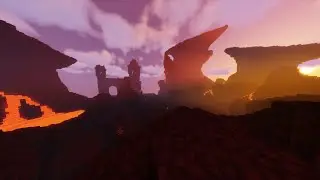The Old Blazing Fortress in Hypixel Skyblock (Minecraft)